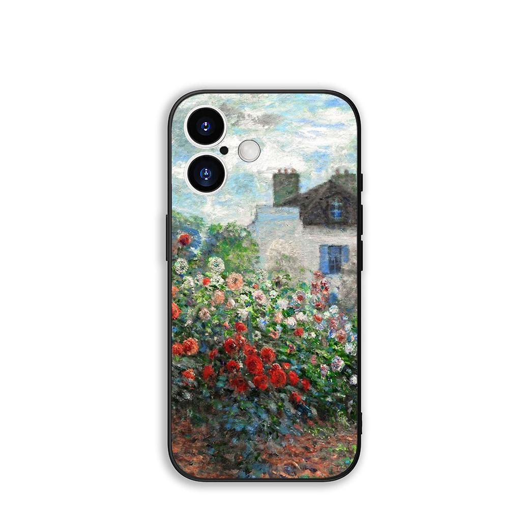 Pour Samsung Galaxy A36 A17 A26 A07 A35 A54 A53 A13 A33 A34 S8 S20 S21 FE S10 Plus Coque Claude Monet Impressionnisme Nénuphar Chat