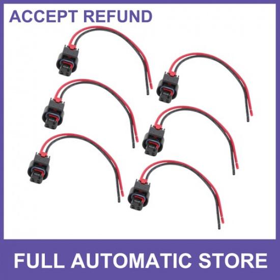 6 Pcs Ignition Coil Connector Plug Harness for Chrysler for Jeep 68242286AB
