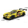 NEW 1/24 Ford Mustang GT3 Lee Alloy Racing Car Model Sound and Light Pull Back Children's Toy Collectibles Birthday Gift