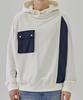 Nylon Multi-Pocket Hoodie Ivory