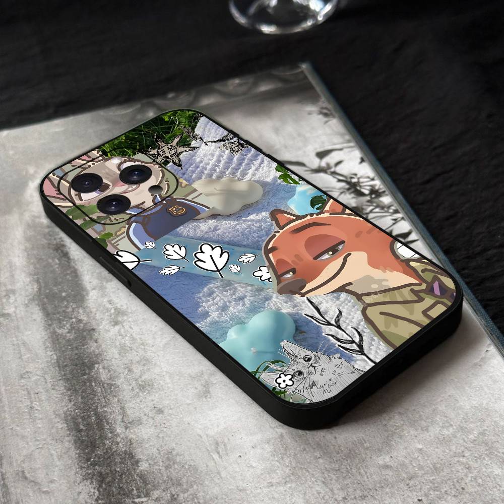 z-zootopia-a  Phone Case Silicone Soft For iPhone 17 Air 16 15 14 13 12 11 Plus Pro Max Plus