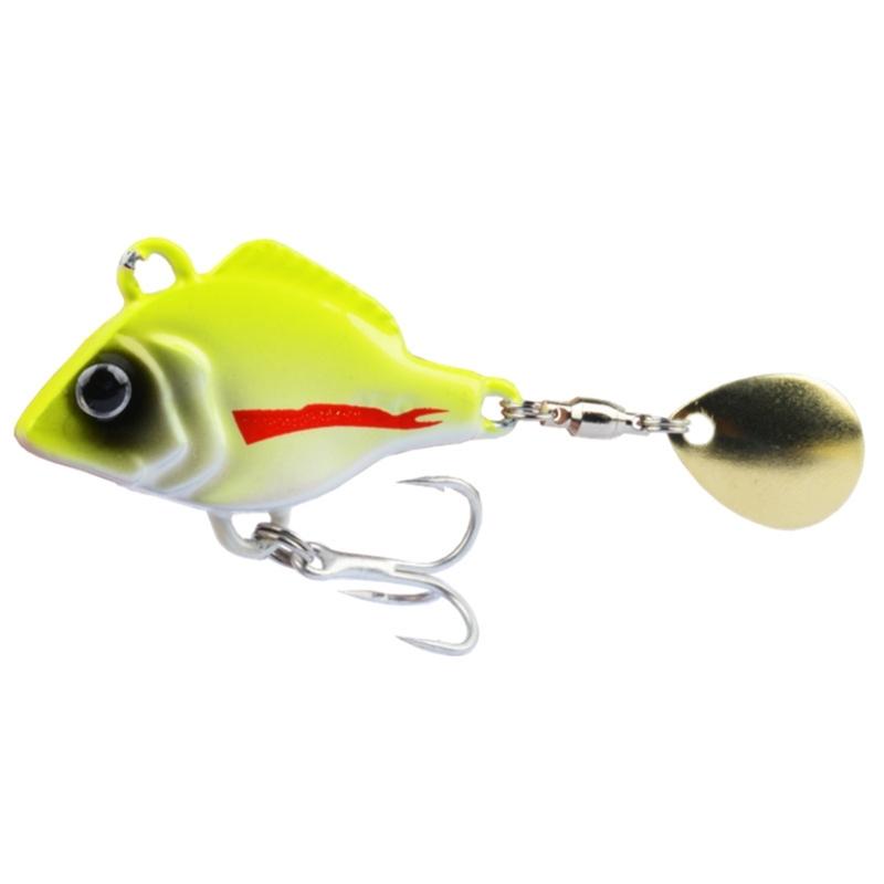 5Pcs Vibrating Metal Fishing Lures Artificial Hard Baits Spinner Spoon Lure For Long Distances Casting And Durability