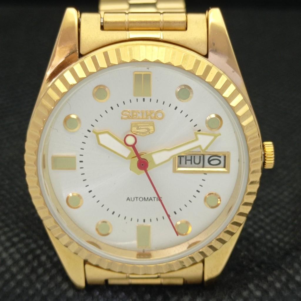 REFURBISHED VINTAGE SEIKO 5 AUTO 6309A JAPAN MENS SILVER WATCH 587b-a308633-2 SKU587b-a308633