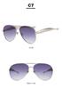 Frog-Shaped Retro Metal Sunglasses: Women's Trendy Street Style for 2025