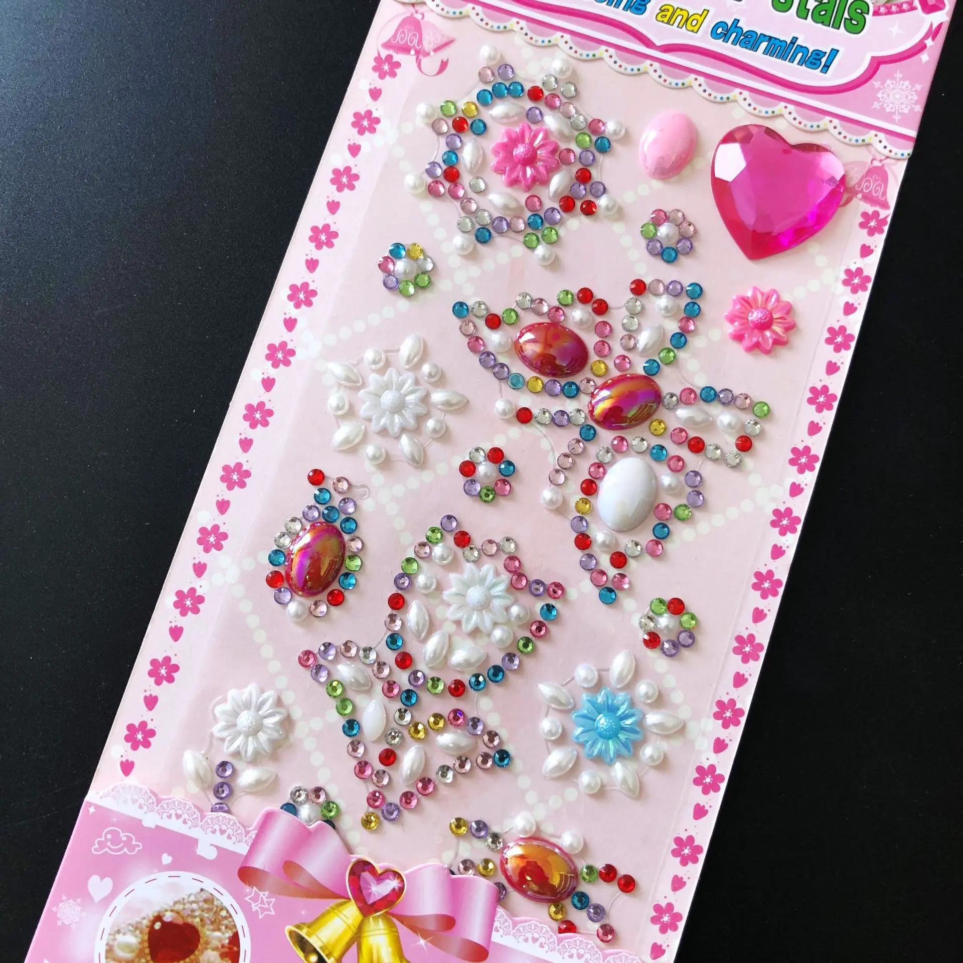 

Самоклеюча 3D наклейка зі стразами у формі діамантів, акрилові кристали, креативні DIY прикраси для чохла телефону, ноутбука