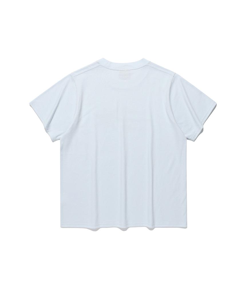 NICEGHOSTCLUB 3Stars Symbol Crop Slim Tee_Skyblue(Ng2Fmft538A)