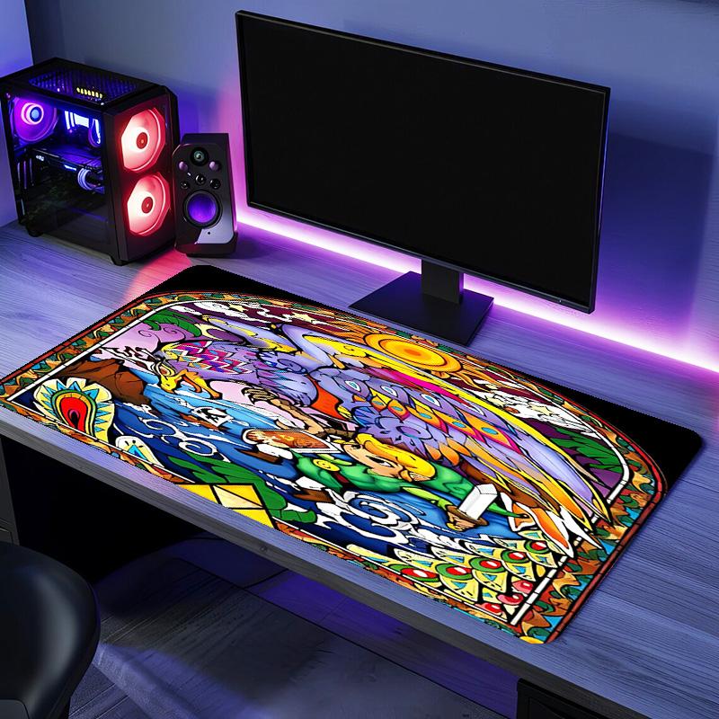 Cartoon Z-Zeldas Mouse Pad - Non-Slip Rubber Base, Smooth Surface for Work,Gaming,Office,And Home Use, Desk Mouse Pad
