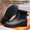 Short Rain Boots Waterproof Non-slip Ankle Rubber Shoes For Outdoor Work Kitchen