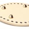 1pc Round Long Bottom For Knitted Bag PU Leather Bag Base Handmade Bottom With Holes Diy Crochet Bag Bottom Accessories