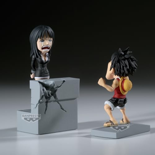 BANPRESTO One Piece World Collectible Figure Log Story Monkey D. Luffy & Nico Robin