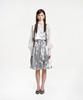 Eipeuleonwei Bubblegum Silver Apron Dress