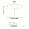 1 PC Automatic Folding Umbrella - Peter Rabbit Pattern, Portable & Foldable Design with 8 Ribs, Christmas Birthday Gifts