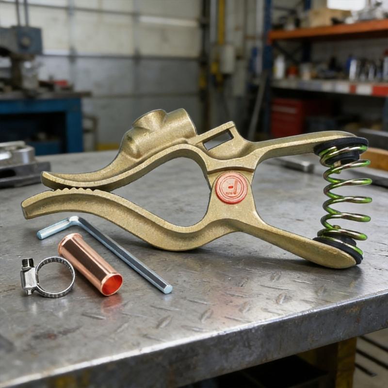 Industrial Copper Welding Ground Clamp Earth Clamp 300A 500A For Secure Electrical Connection And Durability