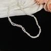 French Vintage Baroque Pearl Necklace Summer Niche Premium Sense Clavicle Chain Light Luxury Versatile Necklace Women