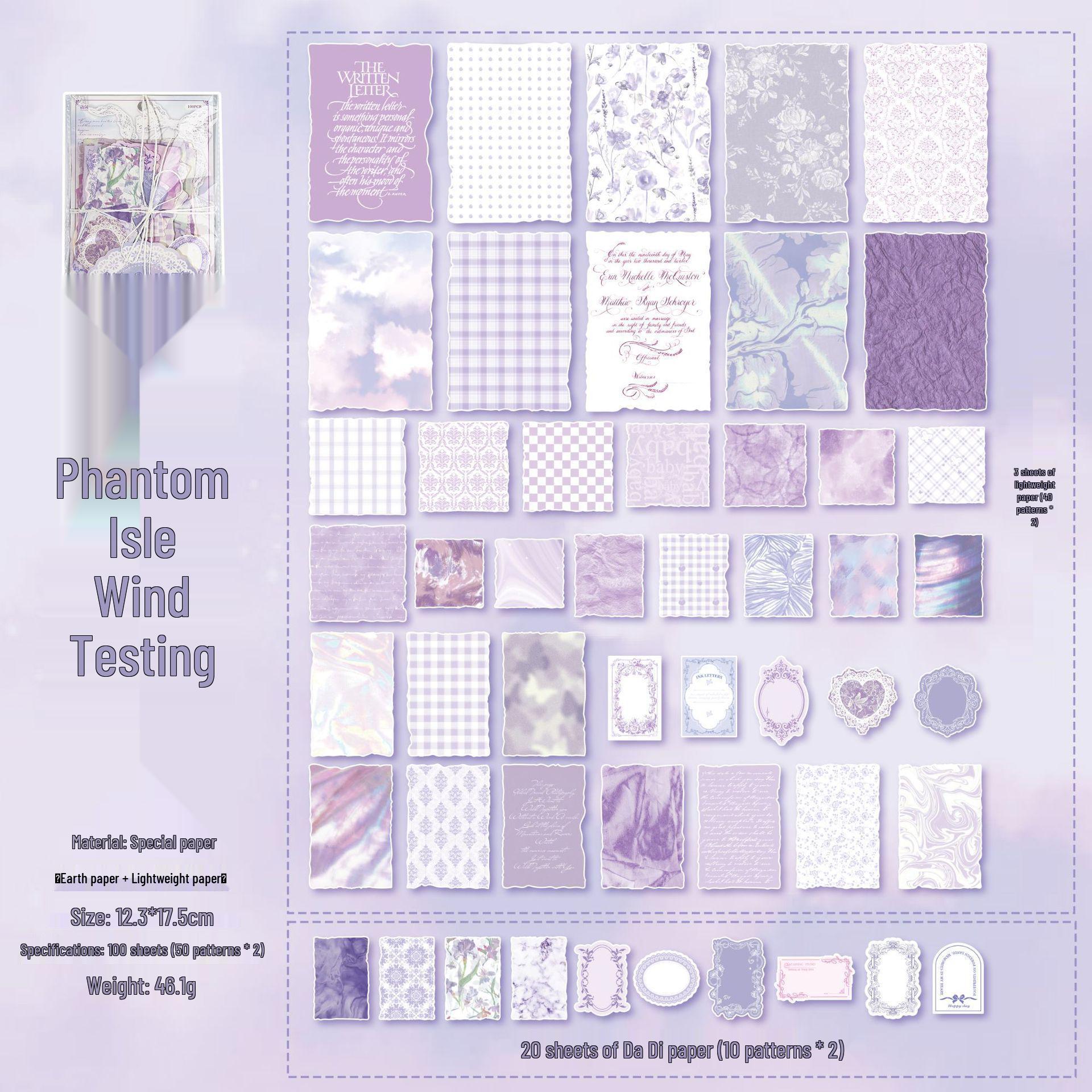 Yuxian Retro Handmade Collage Journal Background Paper Pack