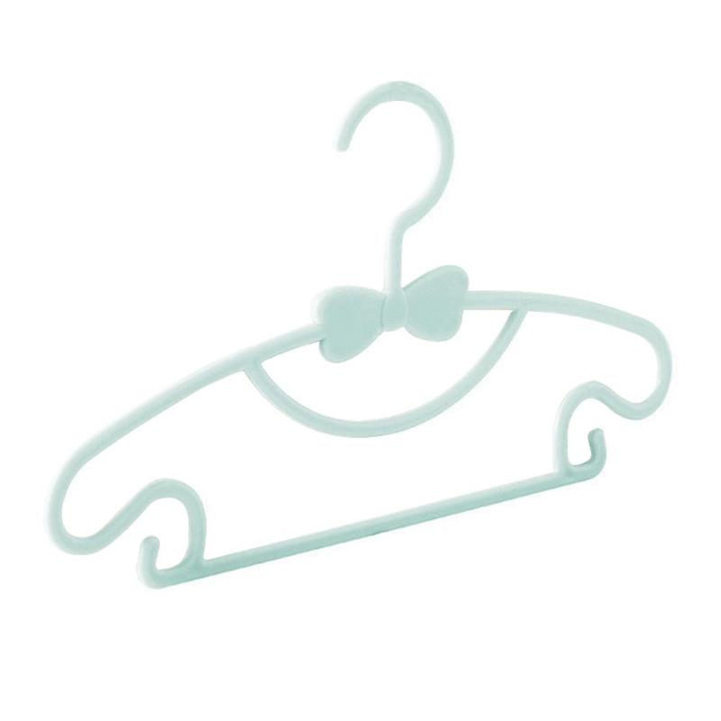 5pcs Kids Clothes Hangers Portable Multifunction Hook Design Clothes Drying Rack For Kid Plastic Baby Hangers Clothes Storage F1M3