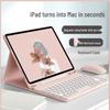 iPad 9th Gen Protective Case with Bluetooth Keyboard, Magnetic Attachment, and Pen Slot for Full Coverage