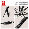 Premium Gradient Maple Leaf Automatic UV-Protection Umbrella: Expandable Sunshade for All Weather
