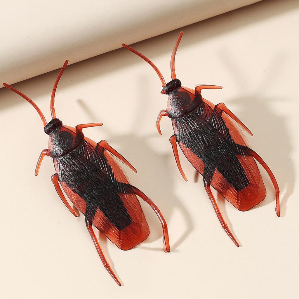 5-50 Stück Simulierte Kakerlaken Insektenornamente Kakerlaken Erkennung Beobachtung Requisiten DIY Halloween Haus Schreibtischdekorationen ZYF