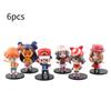 Character Pvc 6pcs Toy Model Desktop Decoration Child Gift Christmas