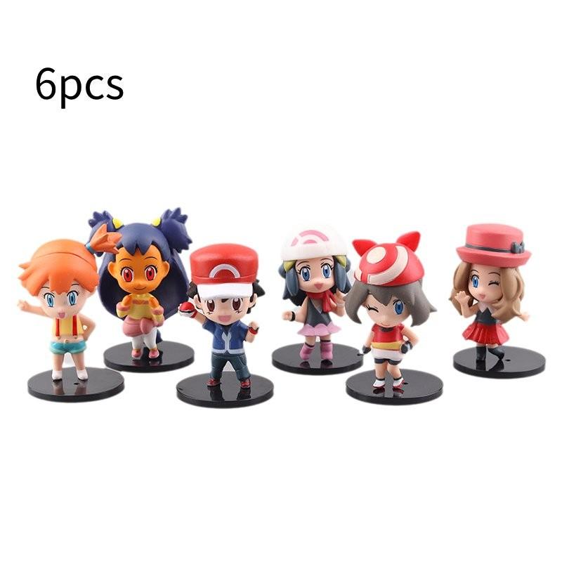 

Character Pvc 6pcs Toy Model Desktop Decoration Child Christmas Gift