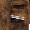 Nightstands 2 pcs Smoked Oak 30.5 x 30 x 43 cm