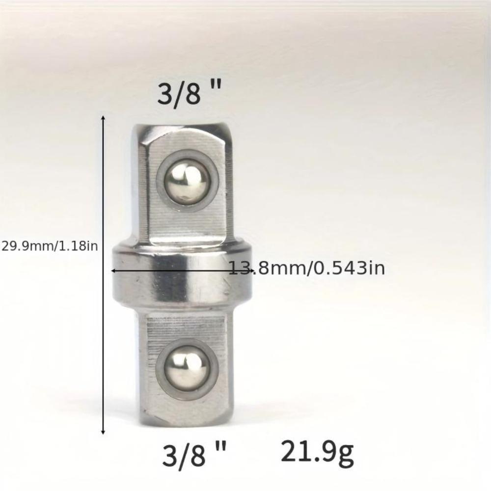 1/3Pcs 1/4 3/8 1/2 inch double-sided head socket adapter impact drive ratchet wrench socket adapter repair hand tool