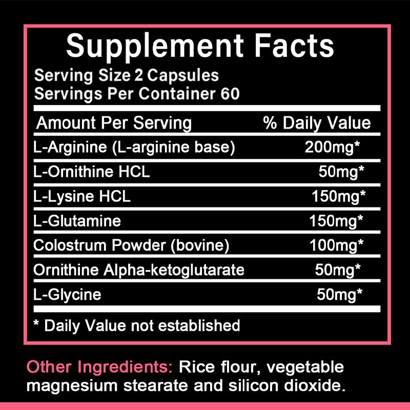 Didacat PM Advanced Formula with Amino Acids, 120 Capsules Night Complex for Body Recovery & Wellness