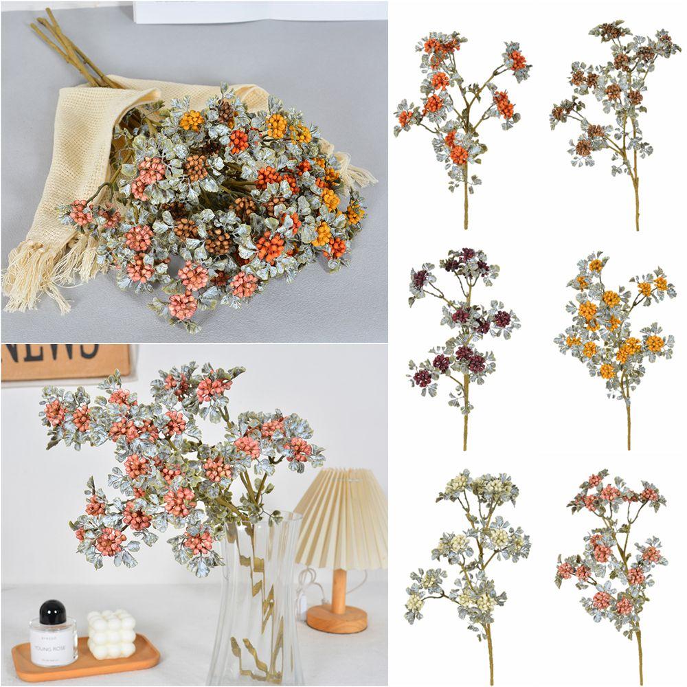 Multicolor Simulation Berries Plants Autumn Colors Faux Berry Branches Decorative Flower Gift