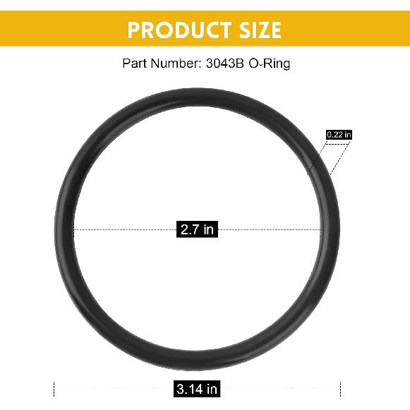 Racing Fuel Jug Cap Gasket for Racing Fuels 3042 Jug Cap, Leak Proof Gasket | Replacement 3043B O-Ring, 10 Pack