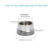 Kitchen Faucet Adapter 18/20/22/24mm To 22mm Female-Male Faucet Water Filter Bathroom Washer Plumbing Connector Accessories