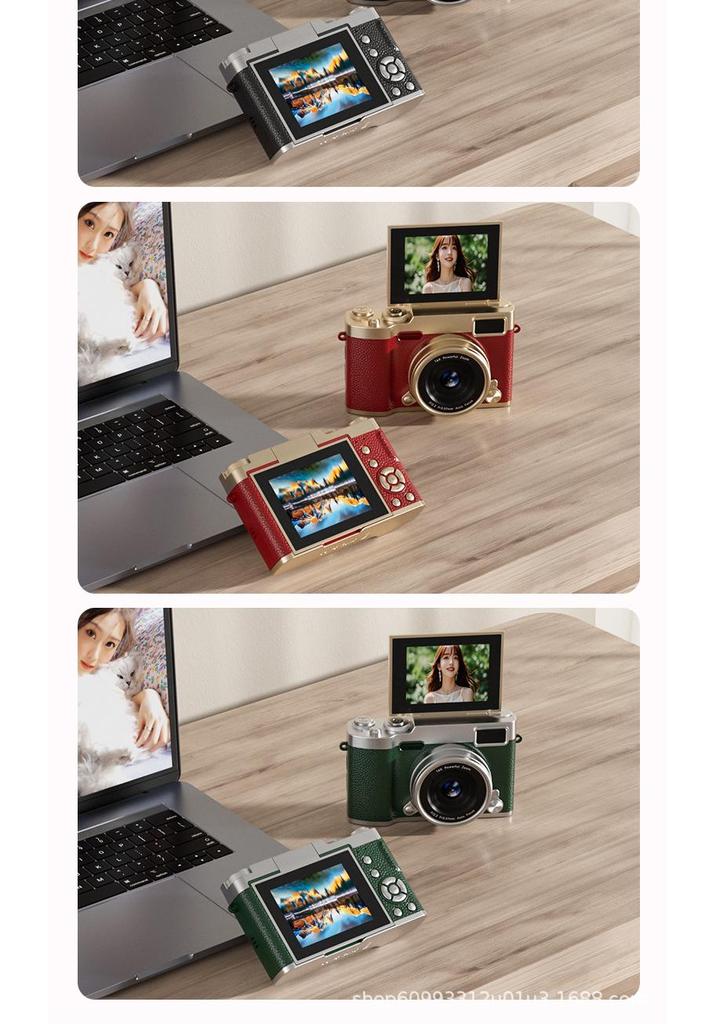 New Flip Screen HD Digital Camera for Students - Perfect for Portable Photo & Video Recording