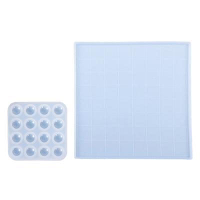 Checkerboard Game Board Mould Family Game Board Mould Puzzle Chess Game Math Game Suitable for Children and Adults
