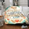 Grandma'S Love Wisdom Blanket Warmthful Decor Great For Sofa Couch Office Bed Picnics Four Seasons Multipurpose Digital Print Birthday Christmas Gift