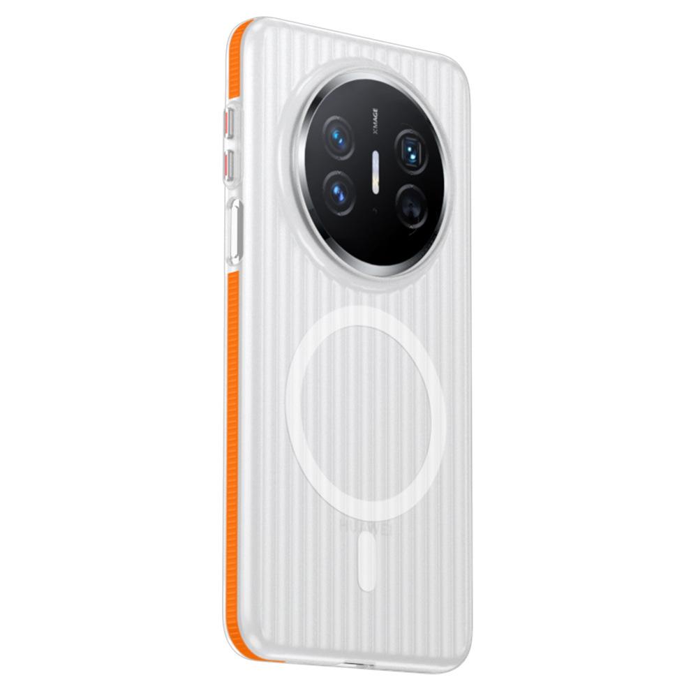 Compatible with Huawei mate80Pro phone case, corrugated grating magnetic non-slip mate70Pro shockproof protective case