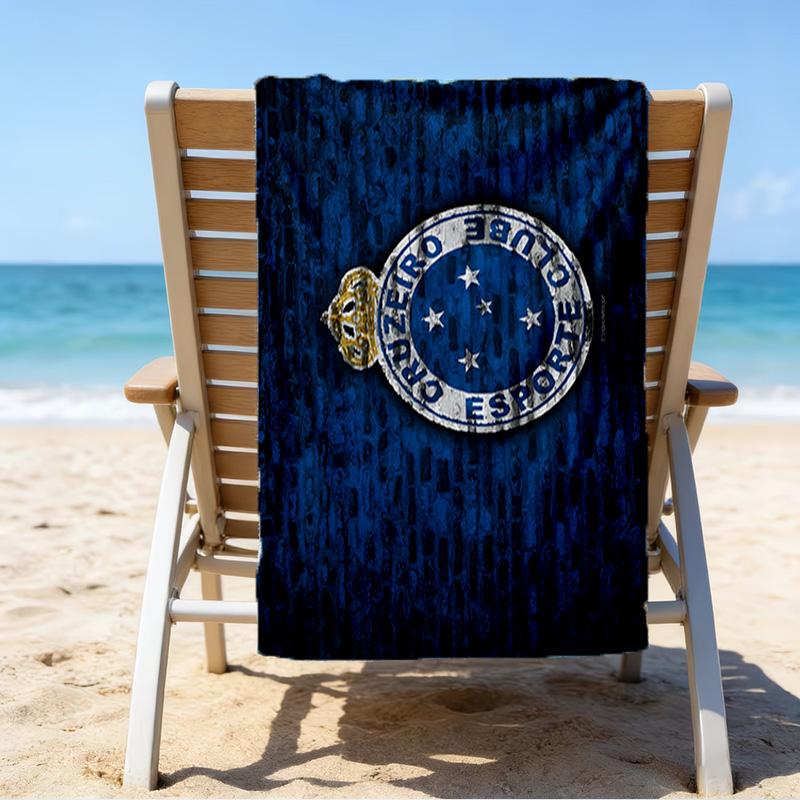 Fc Emblem Printed Beach Towel, Super Soft Microfiber, Perfect Gift Birthday, for Pool, Beach, Travel, for family and friends