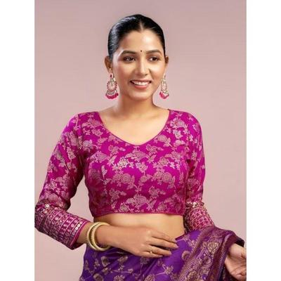 Wytworna bluzka saree na imprezę