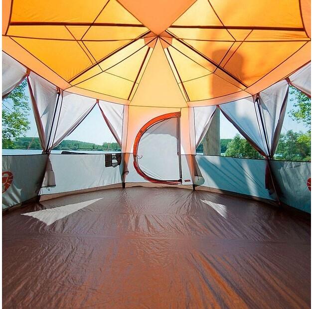 Campingzelt Coleman Cortes Octagon 8 8-Personen grau