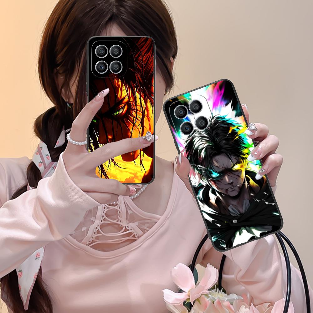 AOT Eren Mobile Cell Phone Case for Honor 90 80 70 60 50 30 20 10 9 8 7 Pro S SE Lite 5G Colour Printing Protective Luxury Cover