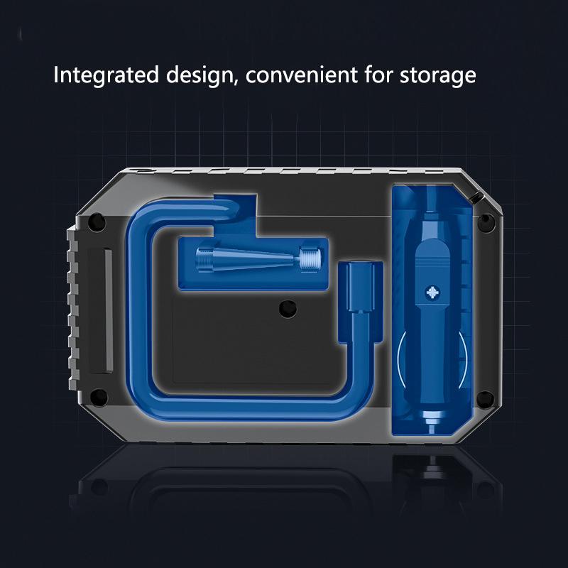 Portable Intelligent Digital Display Mini Car Air Pump with Built-in Inflation Function Emergency Lighting Preset Function