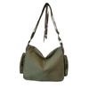 Canvas Bag Messenger Bag Fashion Simple Shoulder Bag Large Capacity Women's Bag Commuter Bag