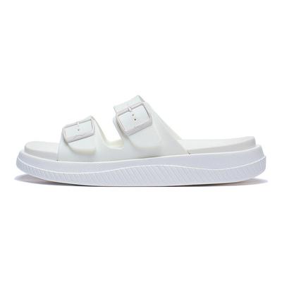 Li Ning Ln Clap Sandales à Glissière Eva Douces et Confortables Chaussures Femme Blanc AGAT008-1