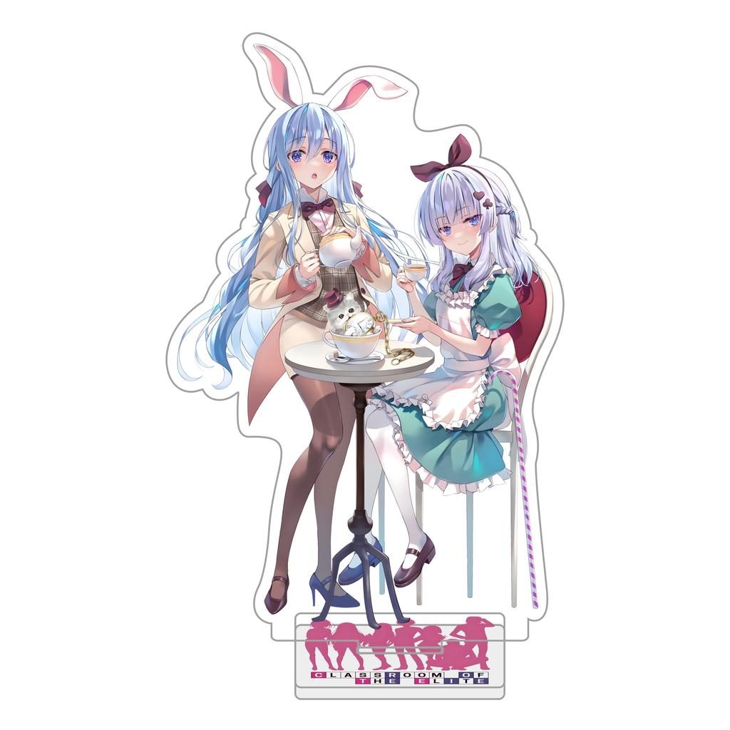 Klassenzimmer Des Animes 15cm Acryl-Ständer - Horikita Suzune & Karuizawa Kei || Heiße Anime Schreibtischdekoration Spielzeug