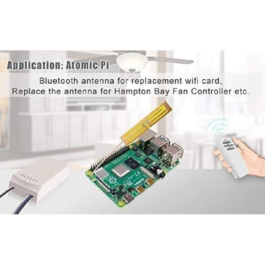 wlaniot 2.4G Wireless Mini PCI PCI-E WiFi Bluetooth Internal Antenna Built-in Antenna (5dbi,700-2600Mhz,U.FL/IPX Connector,RG178 Cable 4inches) 2pcs