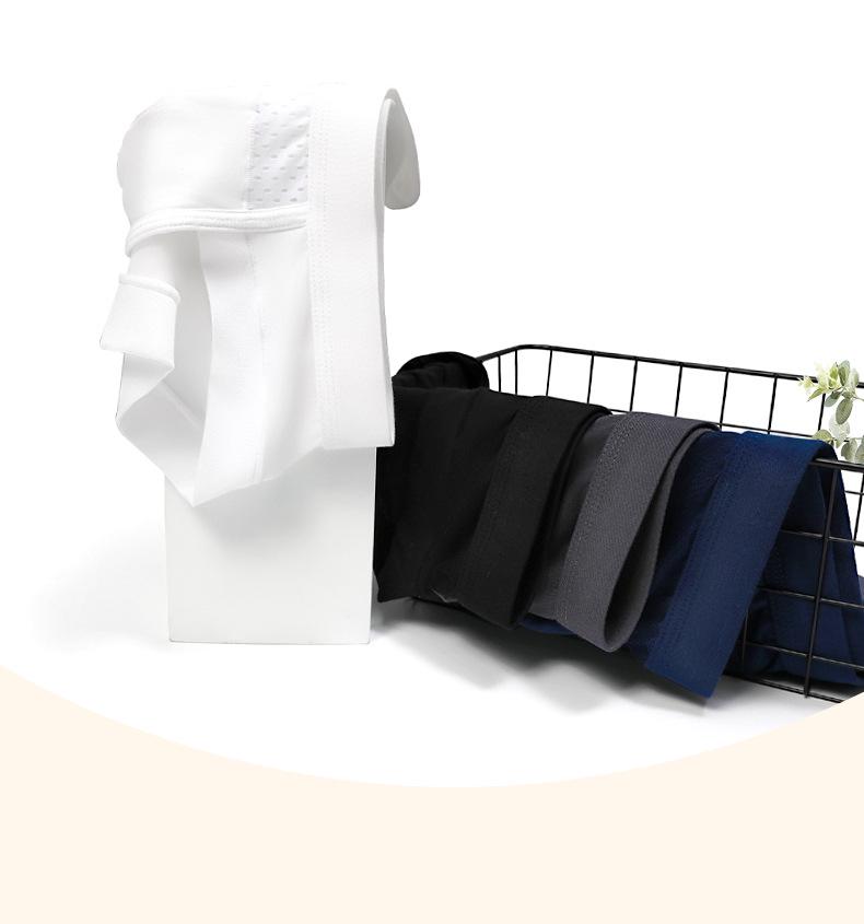 Pánské antibakteriální prodyšné kalhotky s nízkým střihem a kapsou ve tvaru U