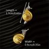 Chic Snail Ear Embellishments Unique Snail Earrings Stylish Ear Rings Adornment