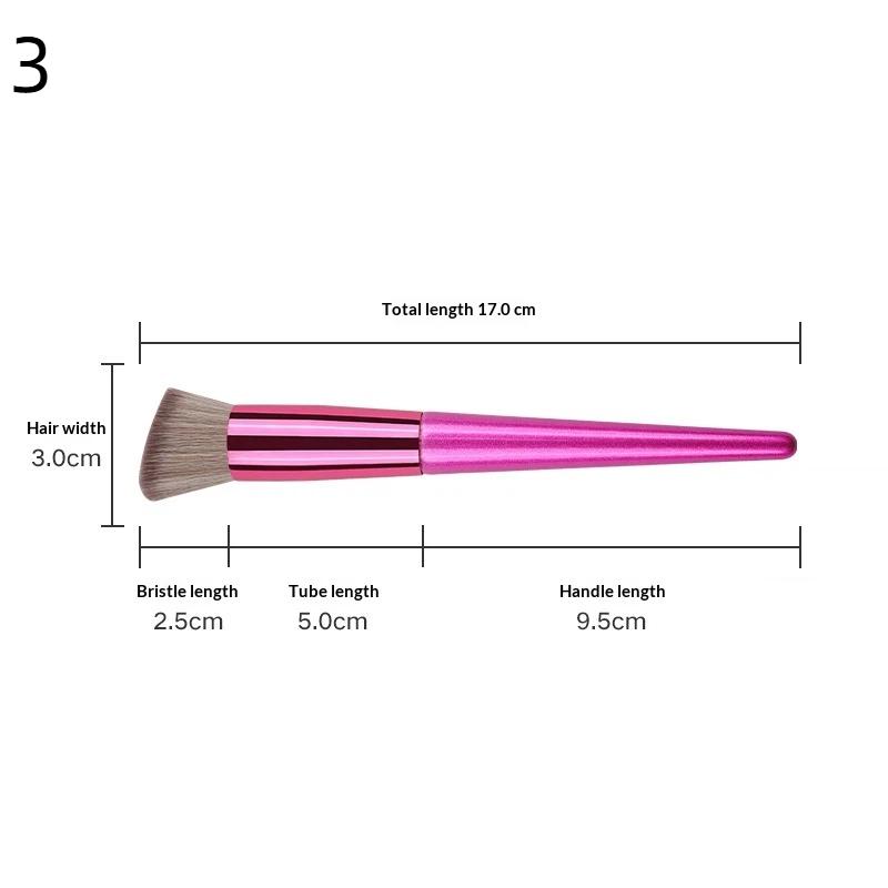 Makeup Brush - Premium Quality Cosmetic Brushes For Face And Eyes Foundation Powder Bb Cream Blush