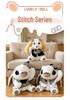 Platinum Party Stitch Plush Toy - Cute Pendant Doll for Children's Birthday Gift
