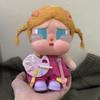 15cm BJD Doll Outfit Set - Adjustable Straps Pants Purple Shoes Palette Accessory Random Hair Clips Artistic Styling
