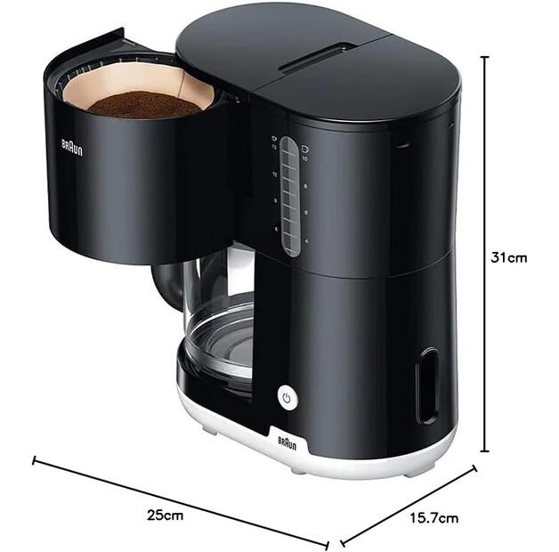 Кофеварка Braun KF 1100 BK (0X13211054)